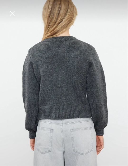 Дамска сива жилетка