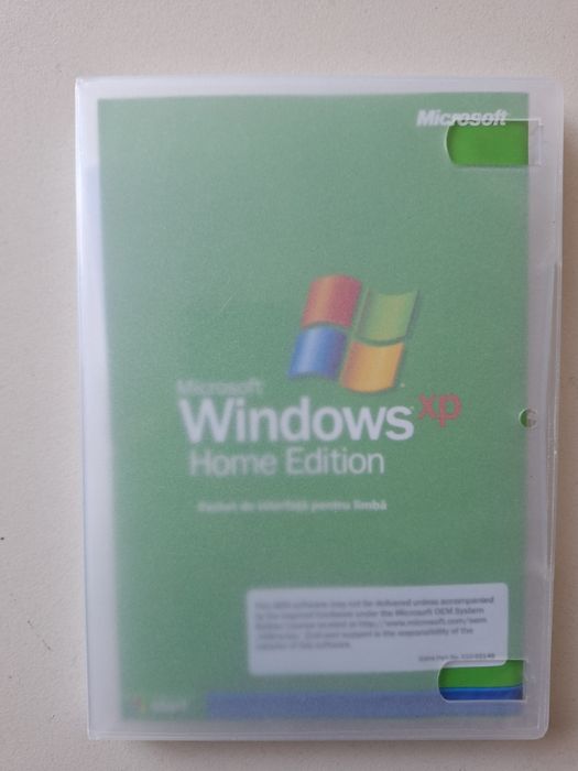 Microsoft Windows XP Home Edition OEM Romana CD original pachet complet
