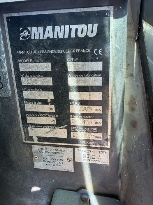 Vand Manitou MT 732