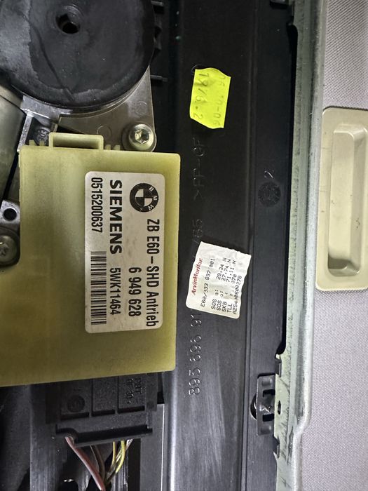 Люк bmw e60  стеклянный