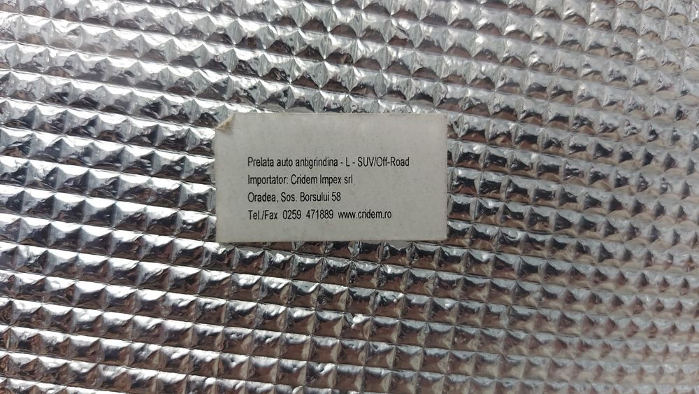 Prelata auto antigrindina