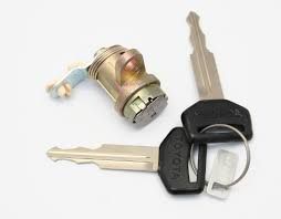 Set yale inchidere Toyota Hilux/4-Runner (N50), 1998-1995/Hilux (N60), 1998-, cu 2 butuci blocare usa, 69051-35110; 69052-35110,