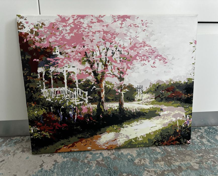 tablou, pictat (pictura pe numere)