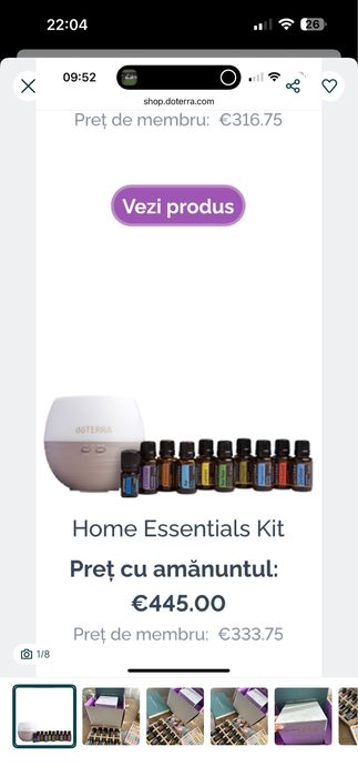 Kit dottera  uleiuri esentiale sigilate