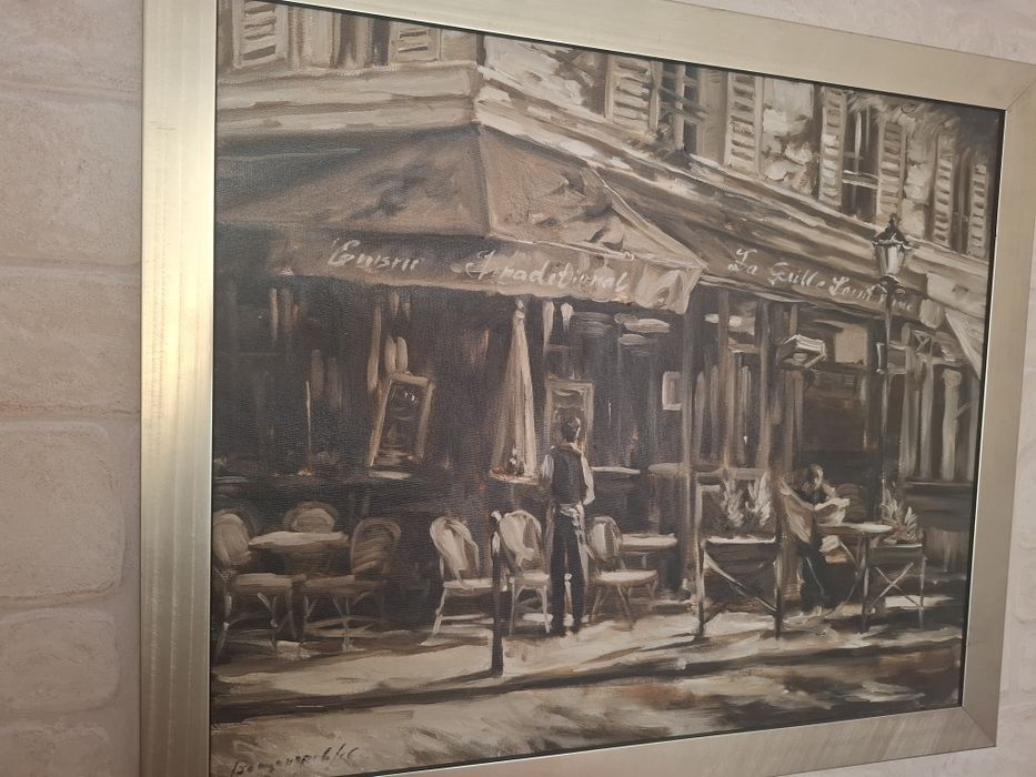 Стара картина масло Вощенаров