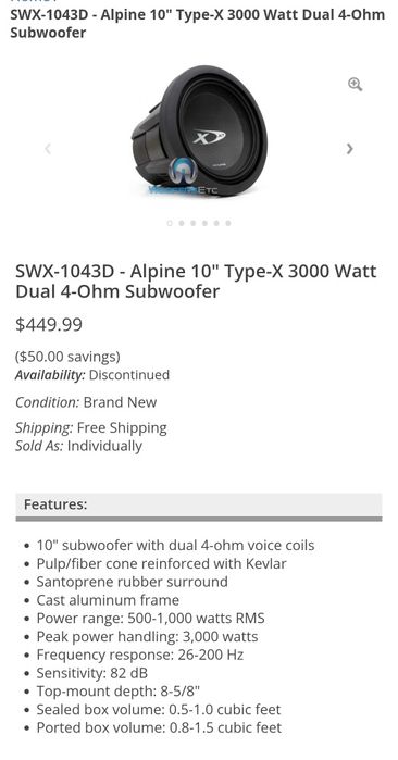 Subwoofer / Amplificator auto auto