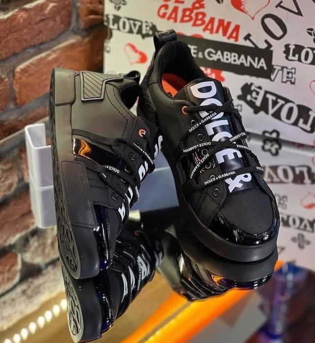 [Calitate TOP 2026] Adidasi/sneakers low/pantofi Dolce D&G Portofino