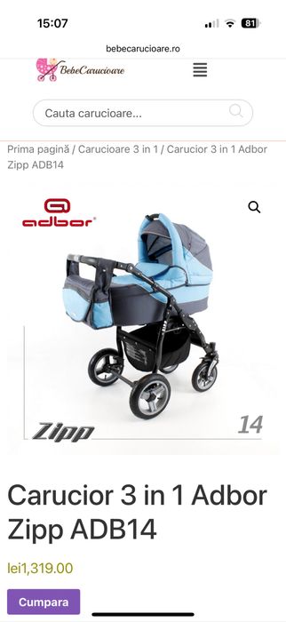 Carut 3 in 1 Zipp Adbor