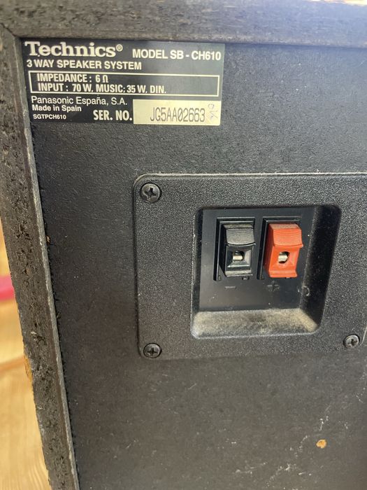 Subwoofer jbl sms50 boxe technics