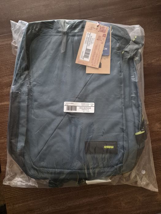American Tourister Take2cabin Раница размер MS за 15.6" лаптоп Синьо Пристанище