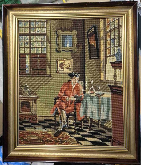 Стар гоблен с рамка