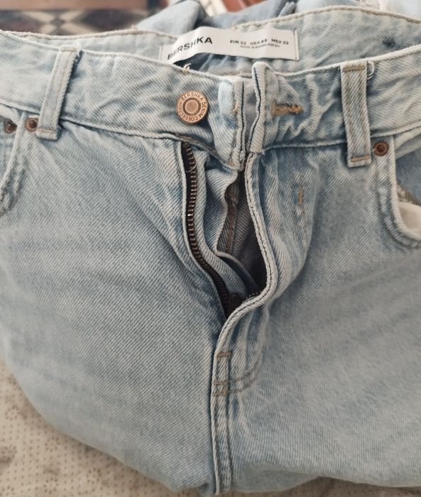 Дълги сини дънки Bershka