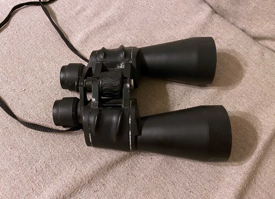 Binoclu cu lentile portocalii, functional, ideal joaca sau incepatori