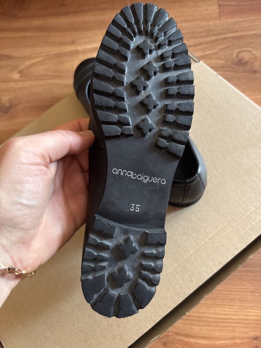 Обувки от кожа  «Anna Baiguera “/ 35