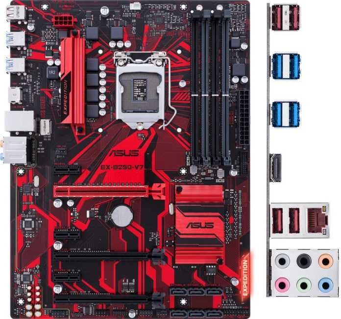 Комплект: ASUS EX-B250-V7 + Intel Celeron + кулер