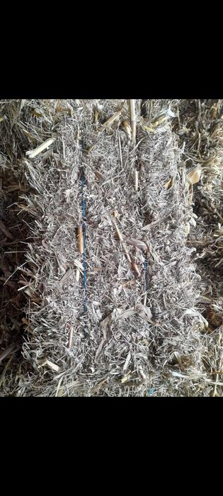 Baloți de lucernă și coceni