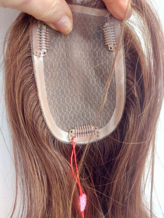 Естествена коса топер за оредяла коса