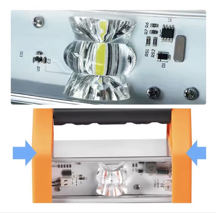 Професионална работна лампа за шпакловка и боядисване!