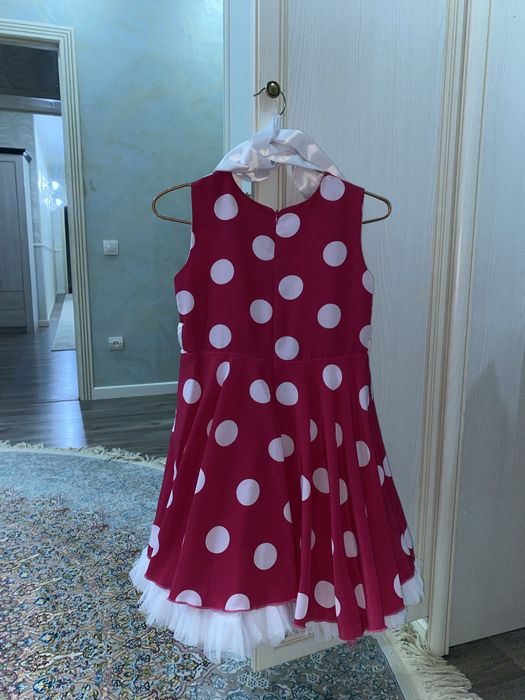 Детское платья в горошках