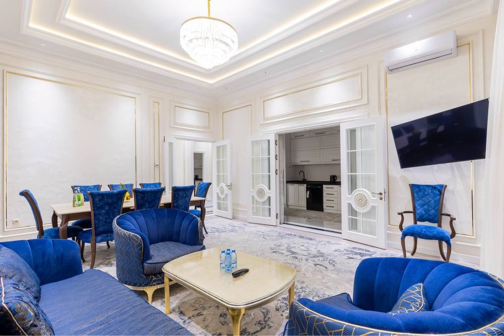 Kunlik Apt | Панорамный 7 этаж | 125м² | Просторная 3-ком | Boulevard
