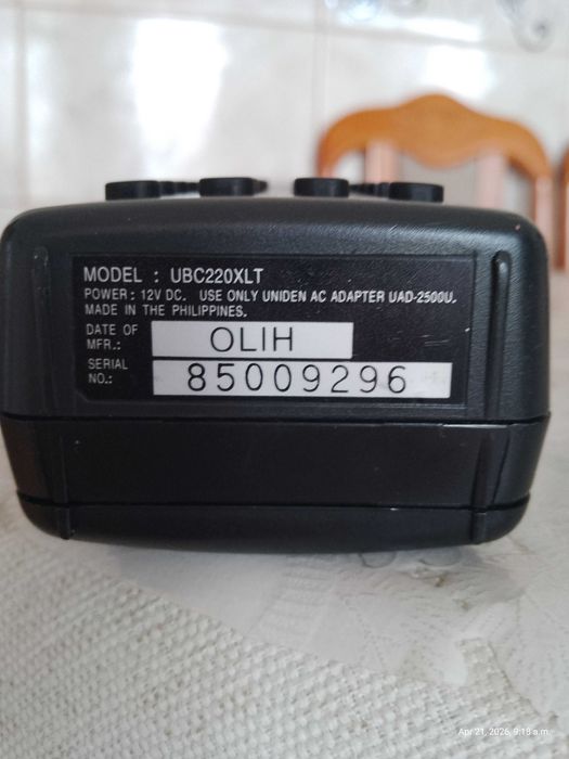 Scanner radio Uniden