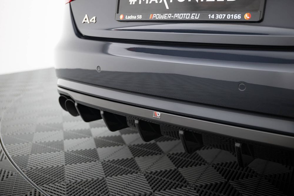 Дифузьор за задна броня Maxton design за Audi A4 B8 (2011-2015)