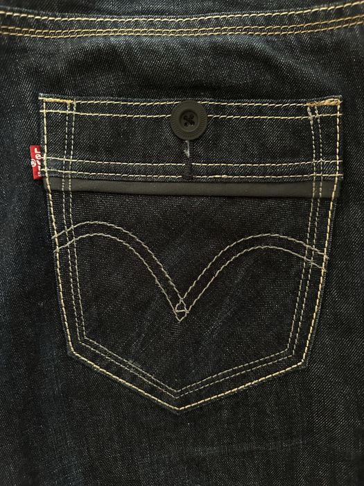 Тъмносини винтидж дънки Levi’s 514