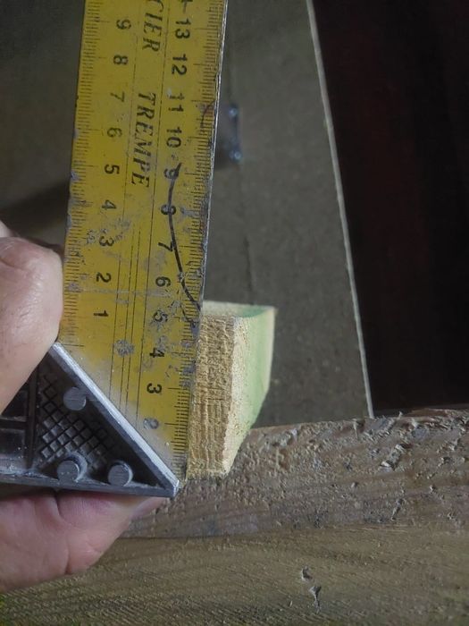 Стропила брус лес