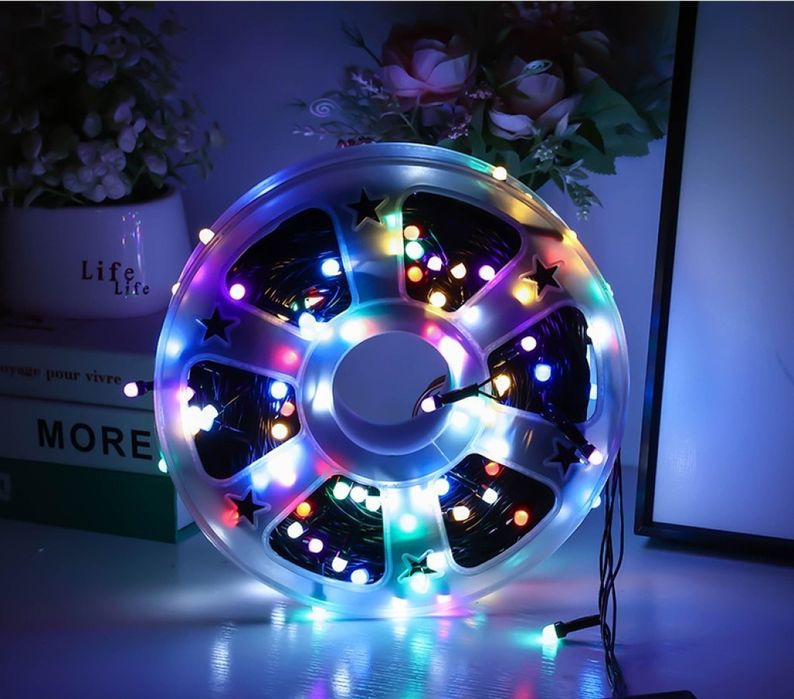 Водоустойчиви Коледни Led лампички  50 метра  240 светлини