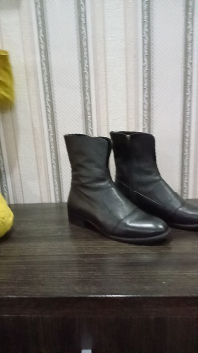 Ботинки осень натур кожа