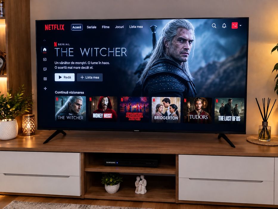 QLED 140 Cm Samsung SMART 4k UHD HDR. GQ55Q60RGT, Am și Alte Mărimi Mărci Disponibile.