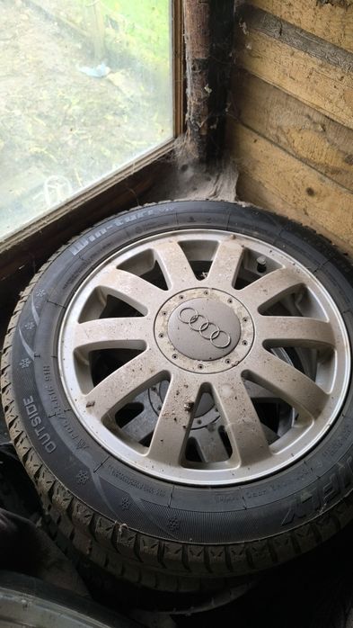 Vand sau schimb Jante 5x112 R16 cu cauciucuri de iarna pe unele pe 17