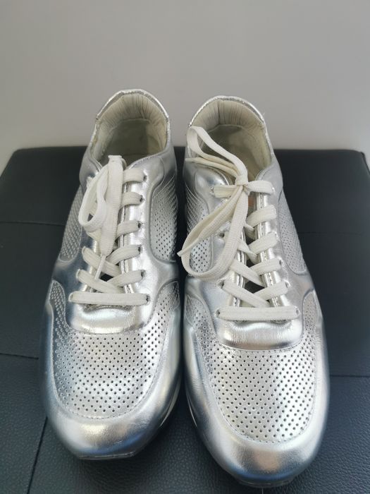 Дамски сребърни маратонки Aquamarine 36