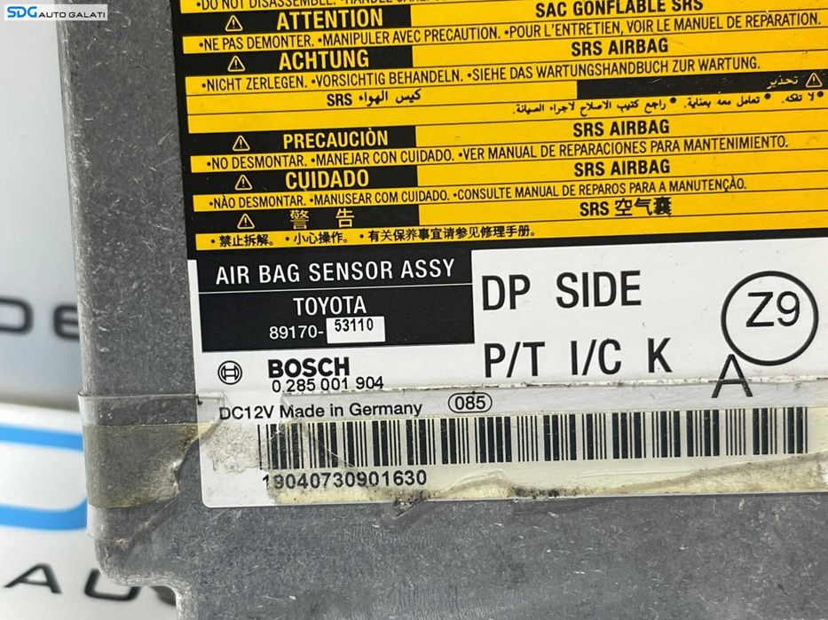 Unitate Modul Calculator Airbag Lexus IS IS220 2005 - 2012 Cod 0285001904 89170-531110 [L3718]