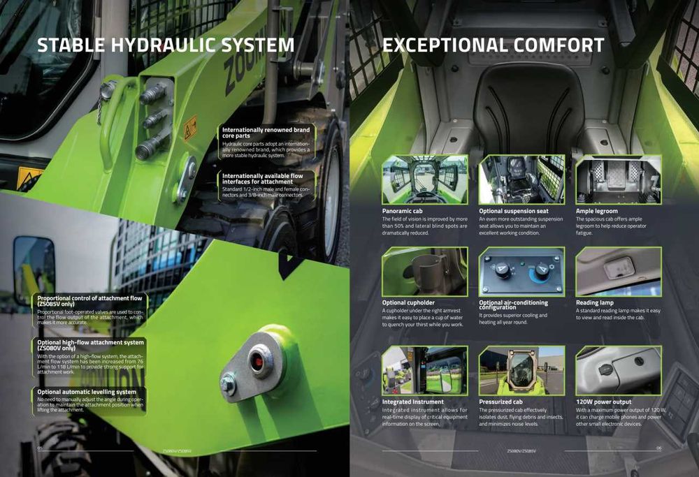 Мини-погрузчик Zoomlion ZS080V 0.4 куб