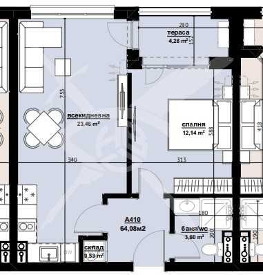 Двустаен - Хоризонт