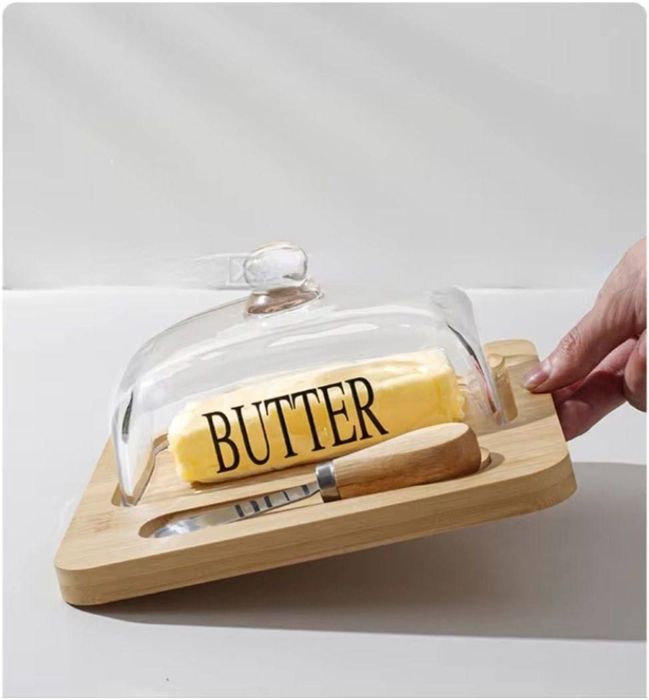 Масленка с ножом в комплекте