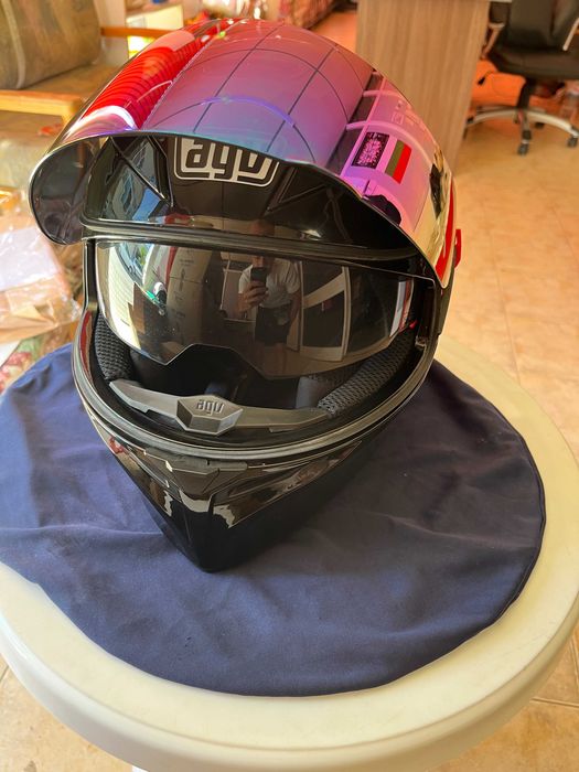 каска AGV K3 SV черна МL размер