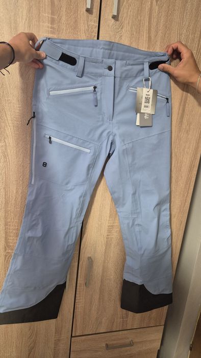 pantaloni schii albastri