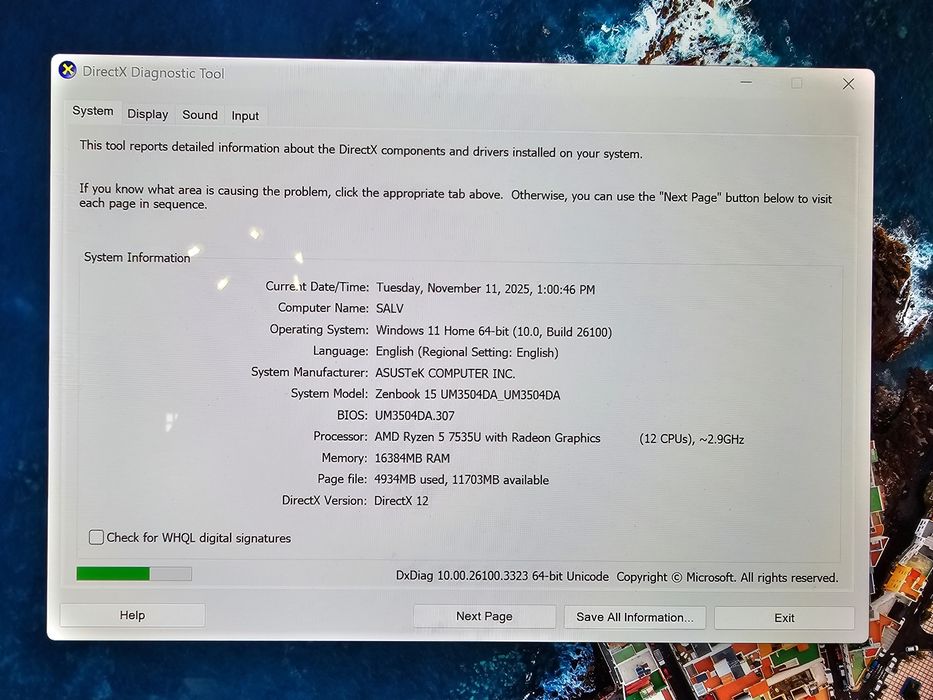 Лаптоп Asus Zenbook 15, Ryzen 5, 16 GB DDR5, 1TB