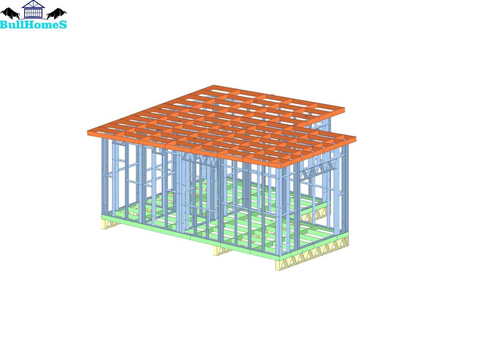 Къща,Бунгало,Преместваема къща,Сглобяеми къщи,Модулни,Жилищни-33.50м²