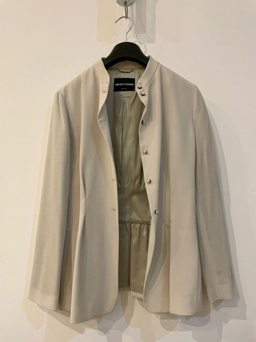 Sacou tip camasa EMPORIO ARMANI, 100% lână mărime IT 44