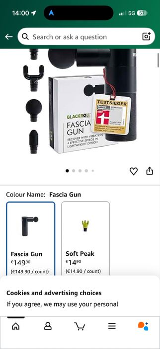 Pistol de masaj sigilat