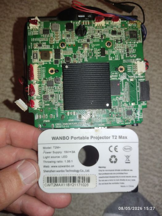 Wanbo t2 placa de baza functional