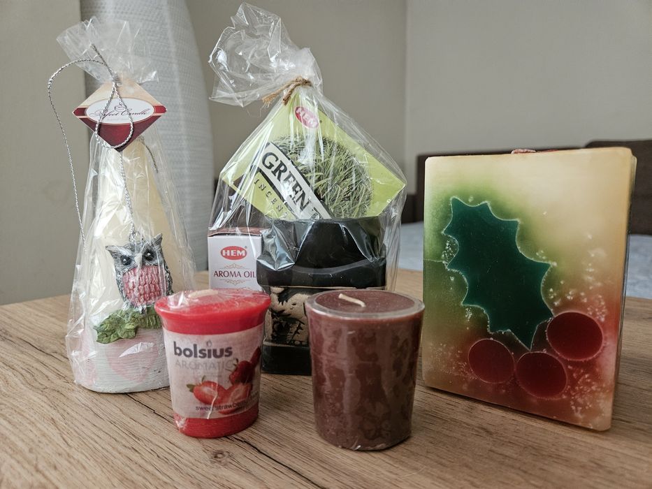 Свещи и арома лампа