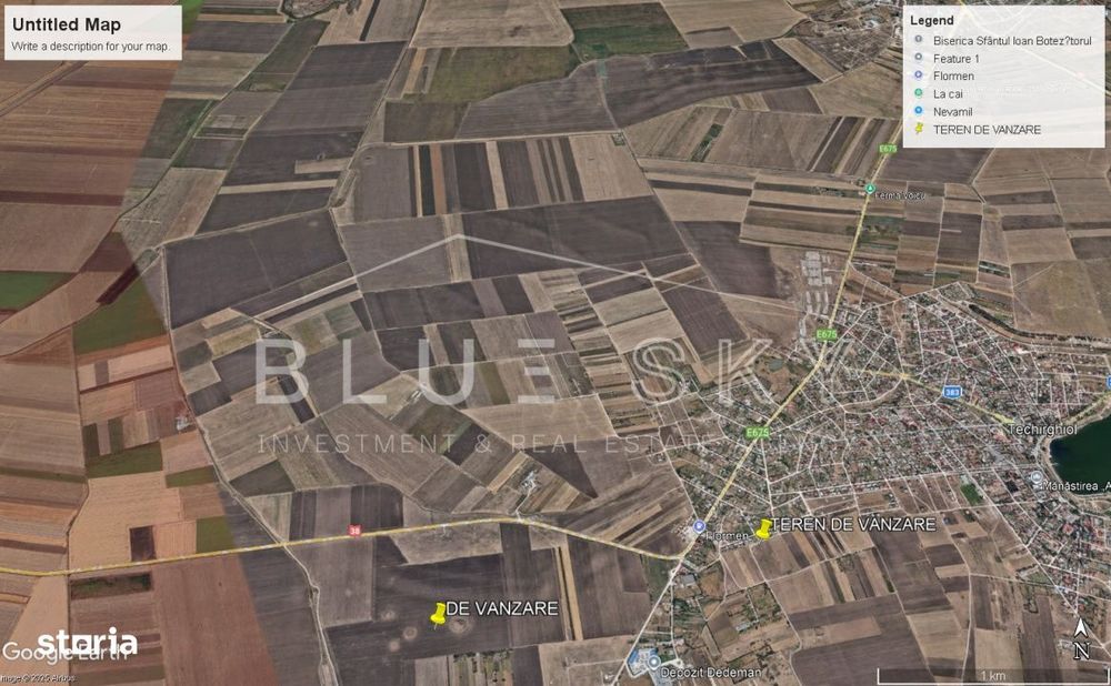 Teren intravilan 5000 mp situat in Techirghiol, langa case