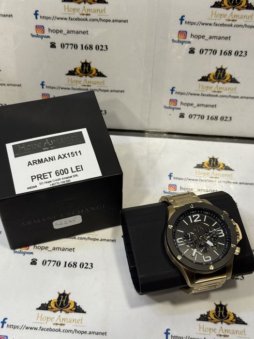 Hope Amanet P7 Ceas Armani Exchange Ax1511