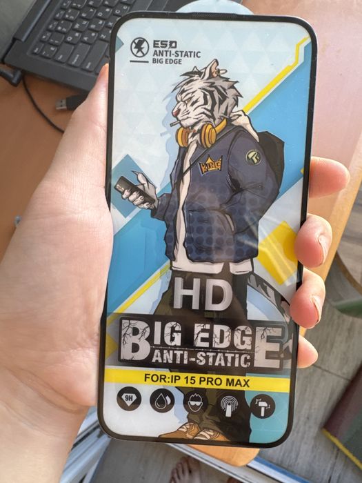 Стекло бронированный на 15 про Макс айфон