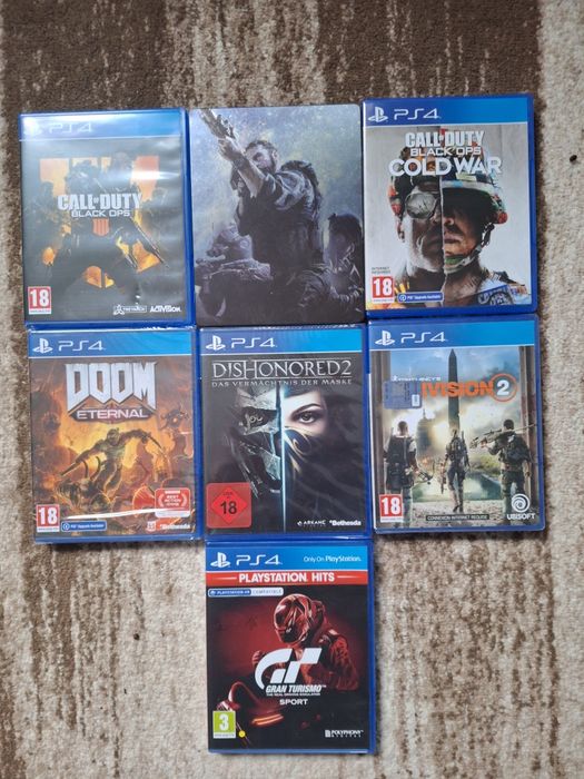 Jocuri  Ps4 noi sigilate si unele desfăcute
