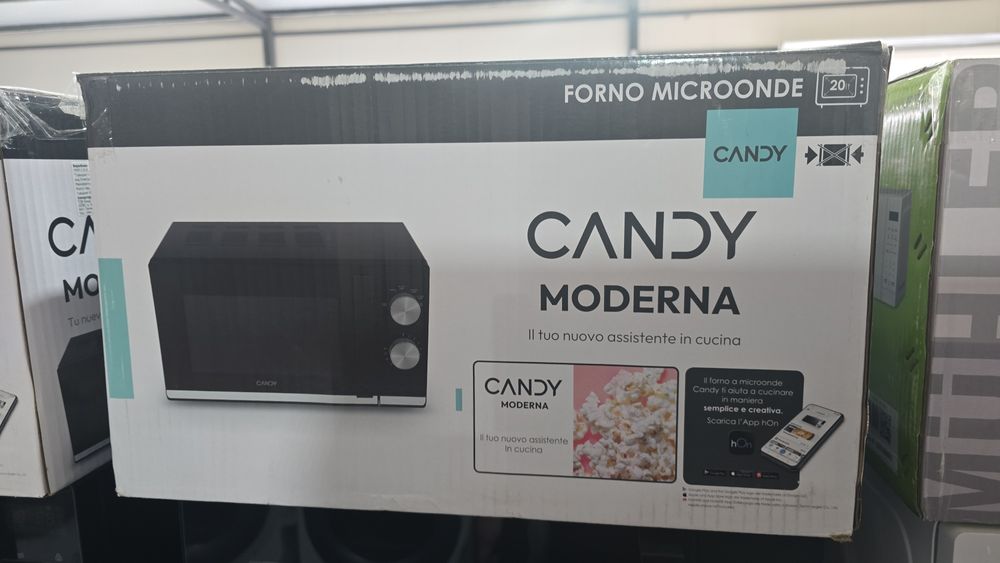 Нова микровълнова фурна Candy Moderna CMW20TNMB  20 л черна